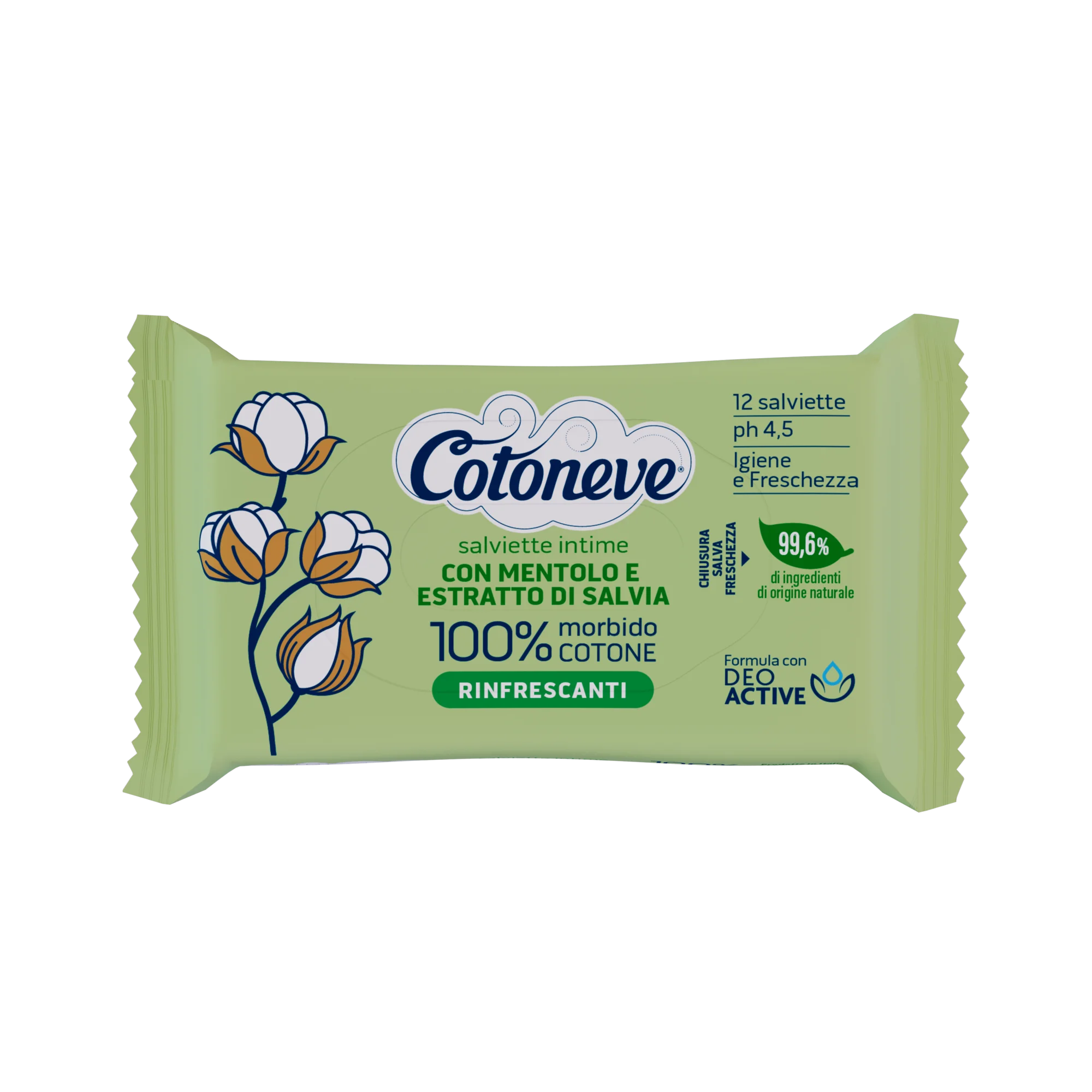 Cotoneve salviette intime rinfrescanti
